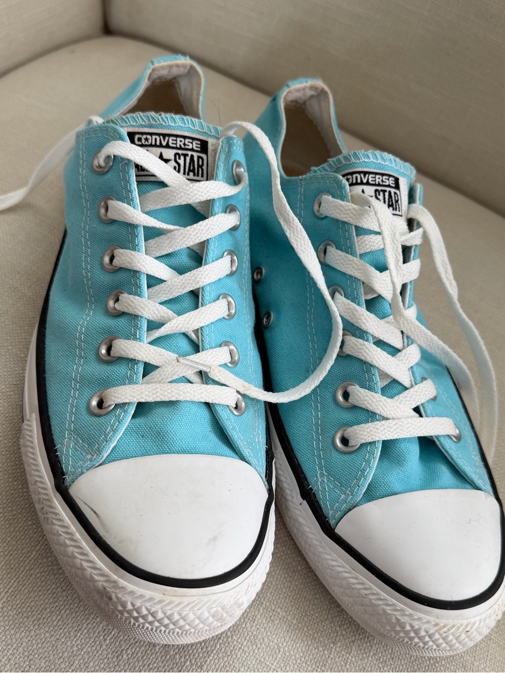 Converse Kids Low Top Sneakers - Aqua